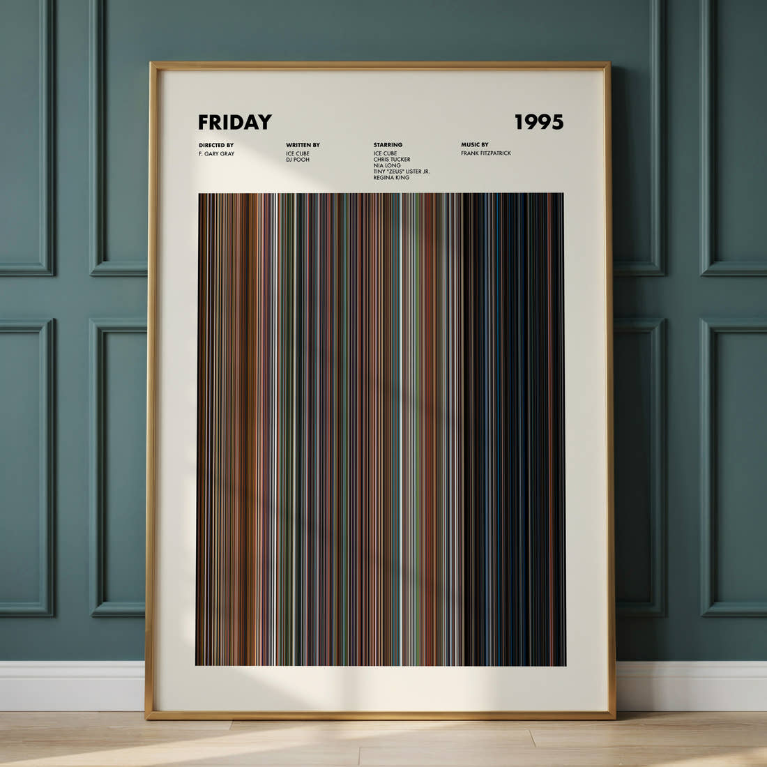Friday Movie Barcode Poster