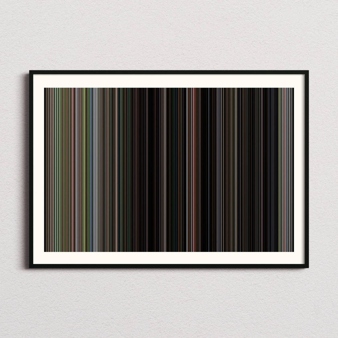 Friday The 13th Movie Barcode Poster - Barcode Only
