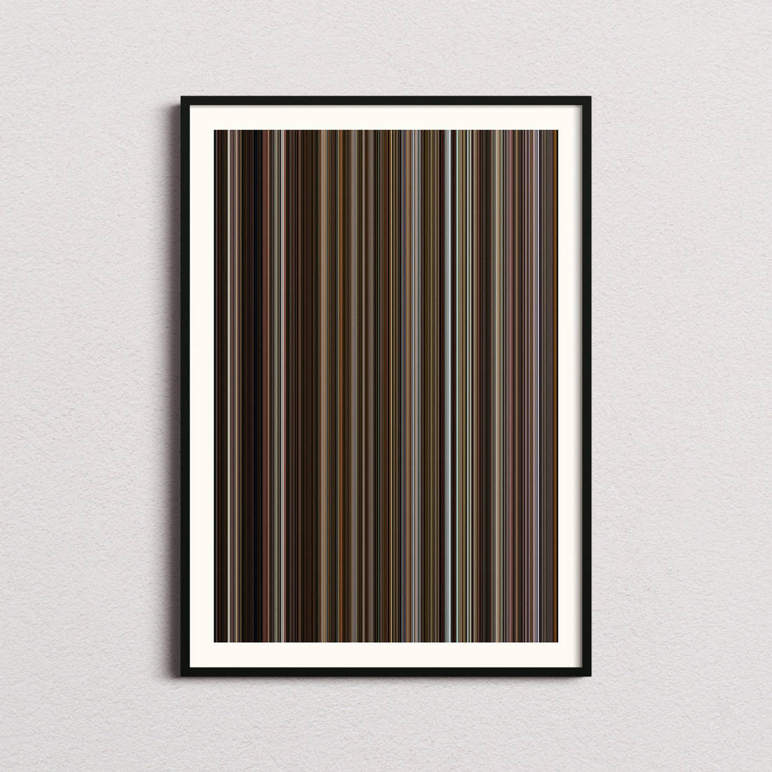 Friends with Benefits Movie Barcode Poster - Barcode Only