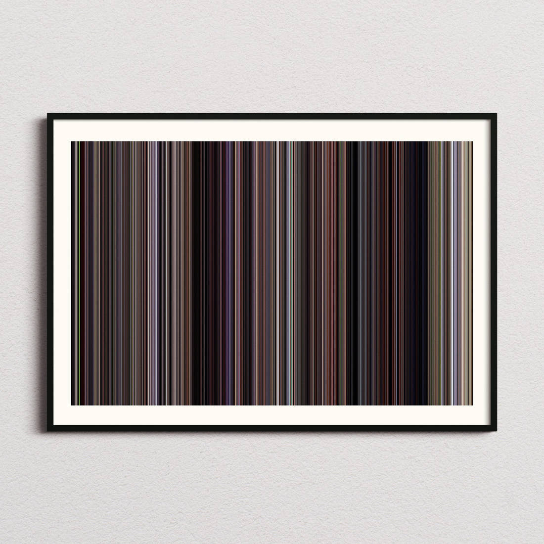 From Russia With Love Movie Barcode Poster - Barcode Only