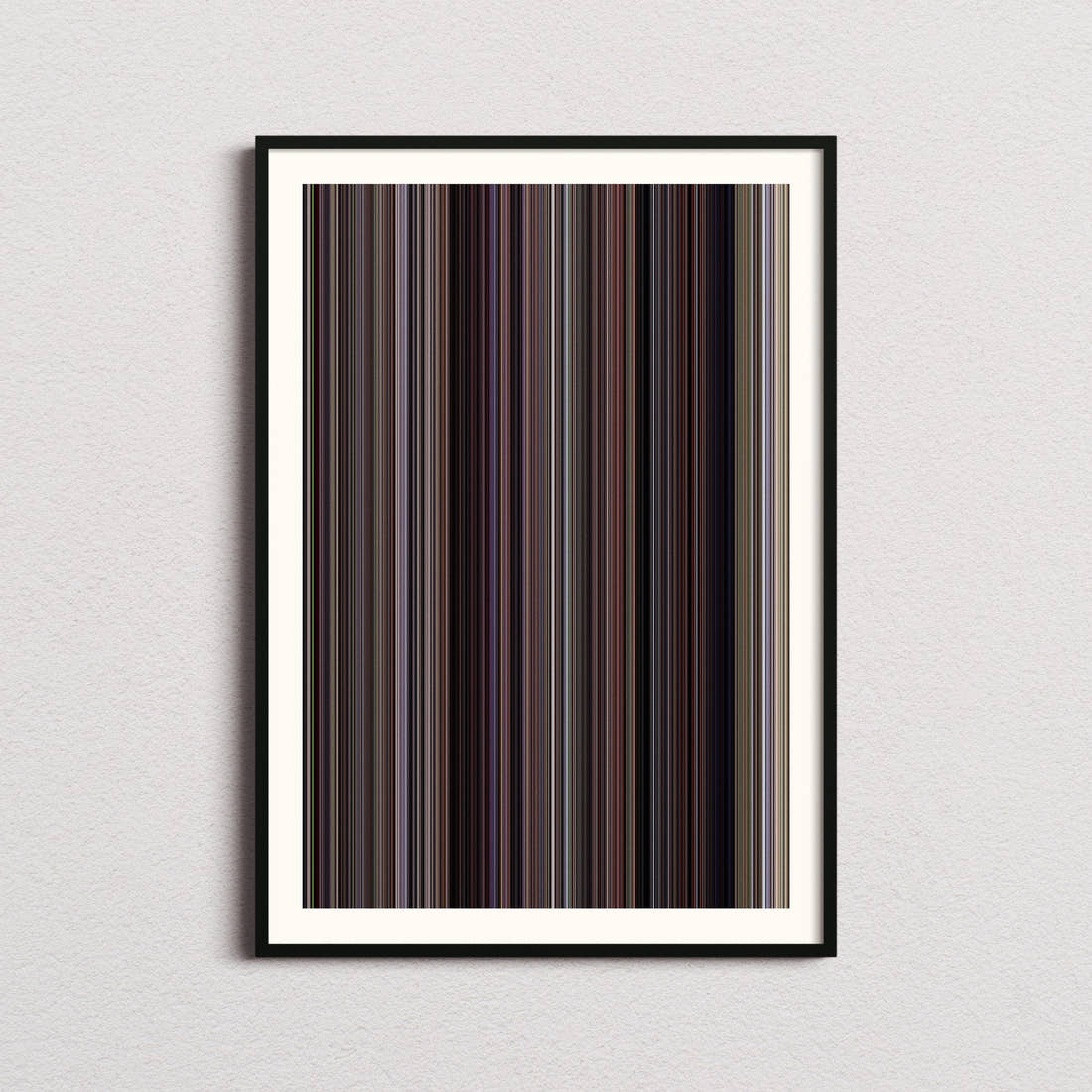From Russia with Love Movie Barcode Poster - Barcode Only