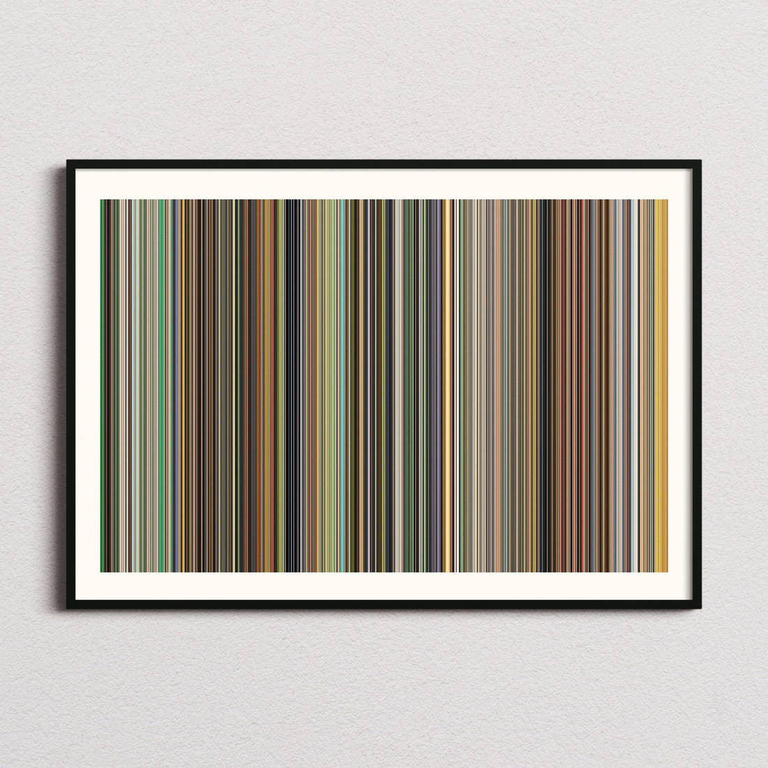 From Up On Poppy Hill Movie Barcode Poster - Barcode Only