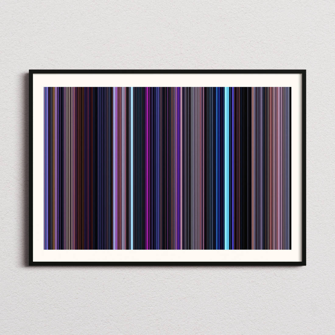 Frozen II Movie Barcode Poster - Barcode Only