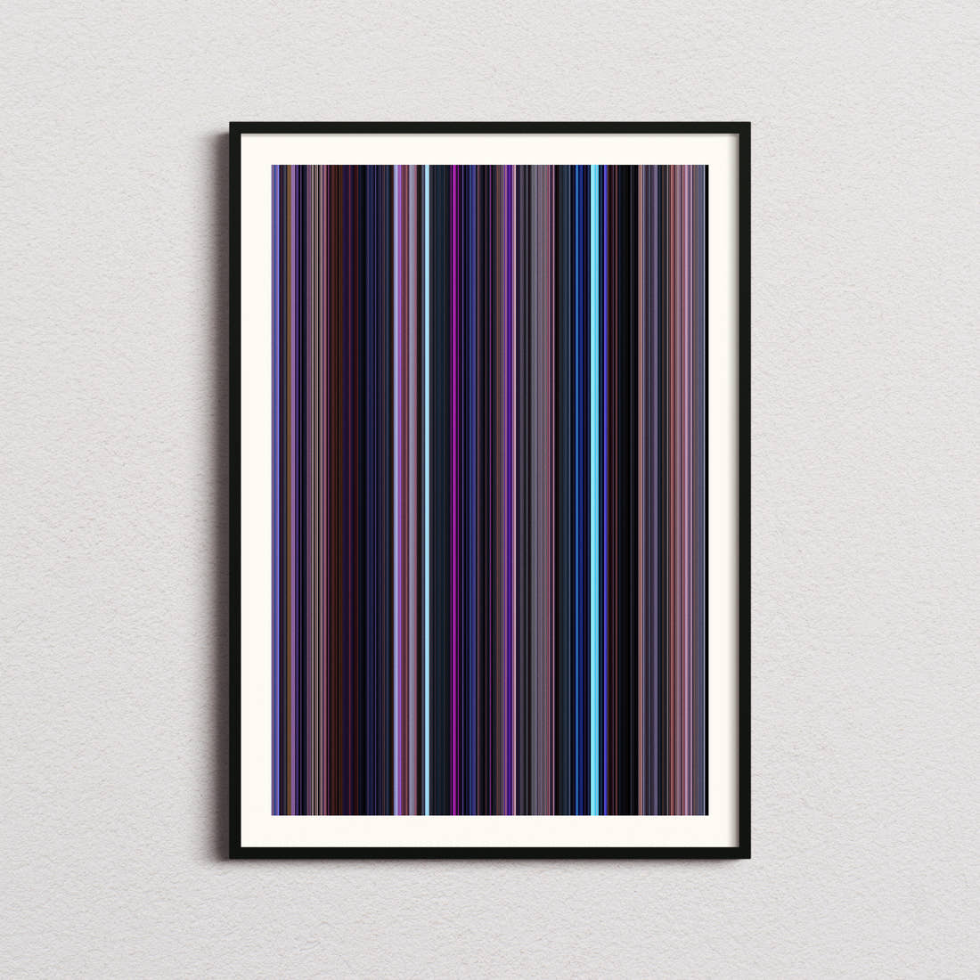 Frozen II Movie Barcode Poster - Barcode Only