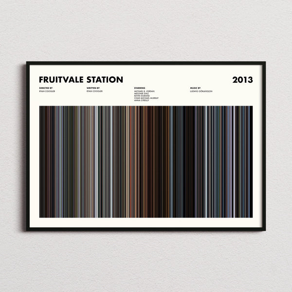 Fruitvale Station Movie Barcode Poster