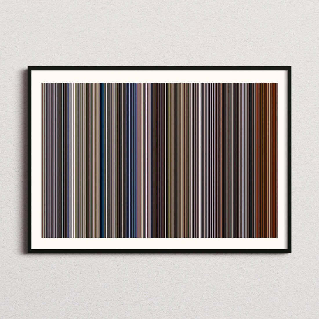 Full Metal Jacket Movie Barcode Poster - Barcode Only