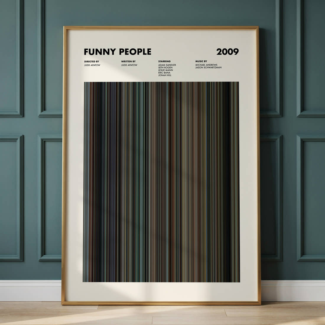 Funny People Movie Barcode Poster