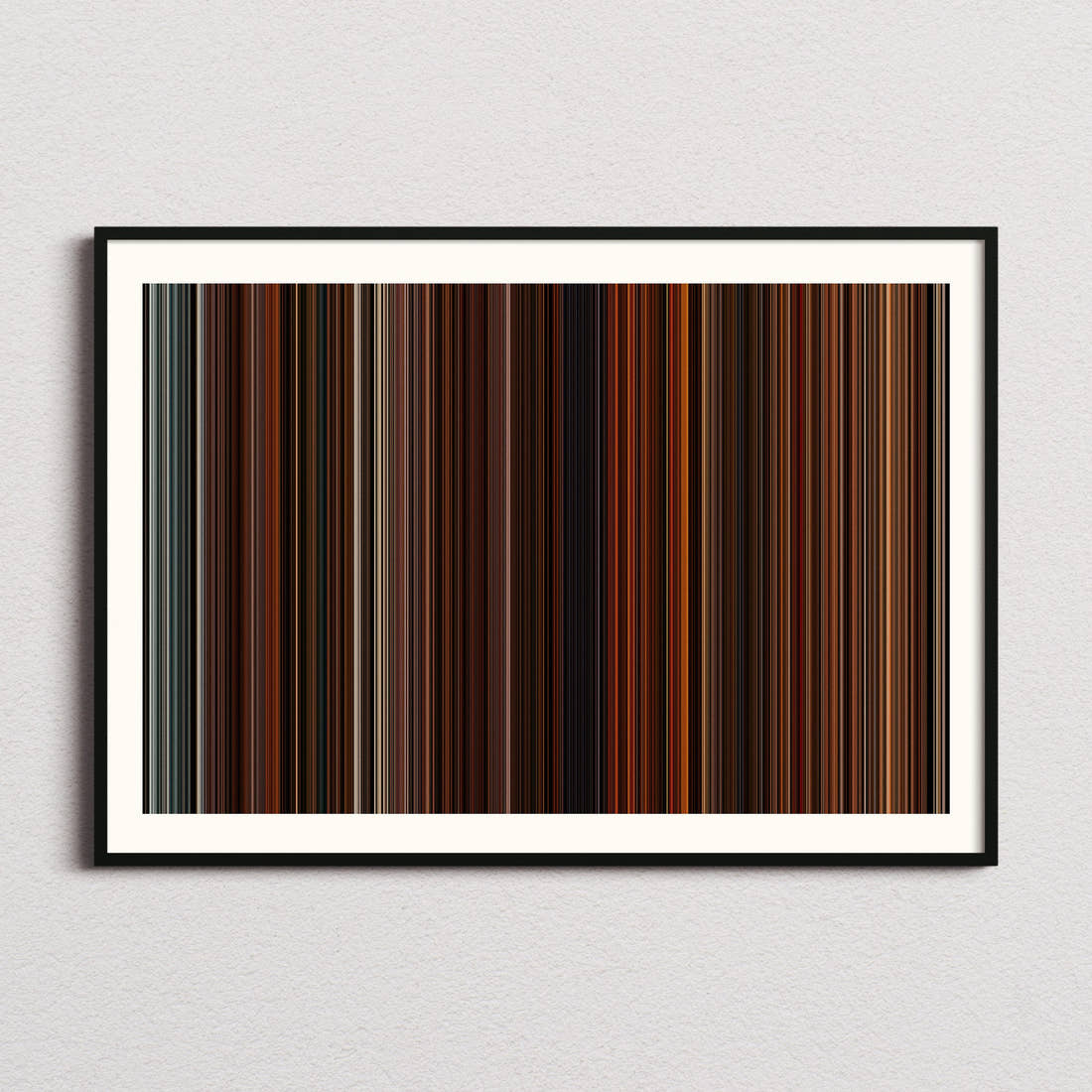 Gangs of New York Movie Barcode Poster - Barcode Only