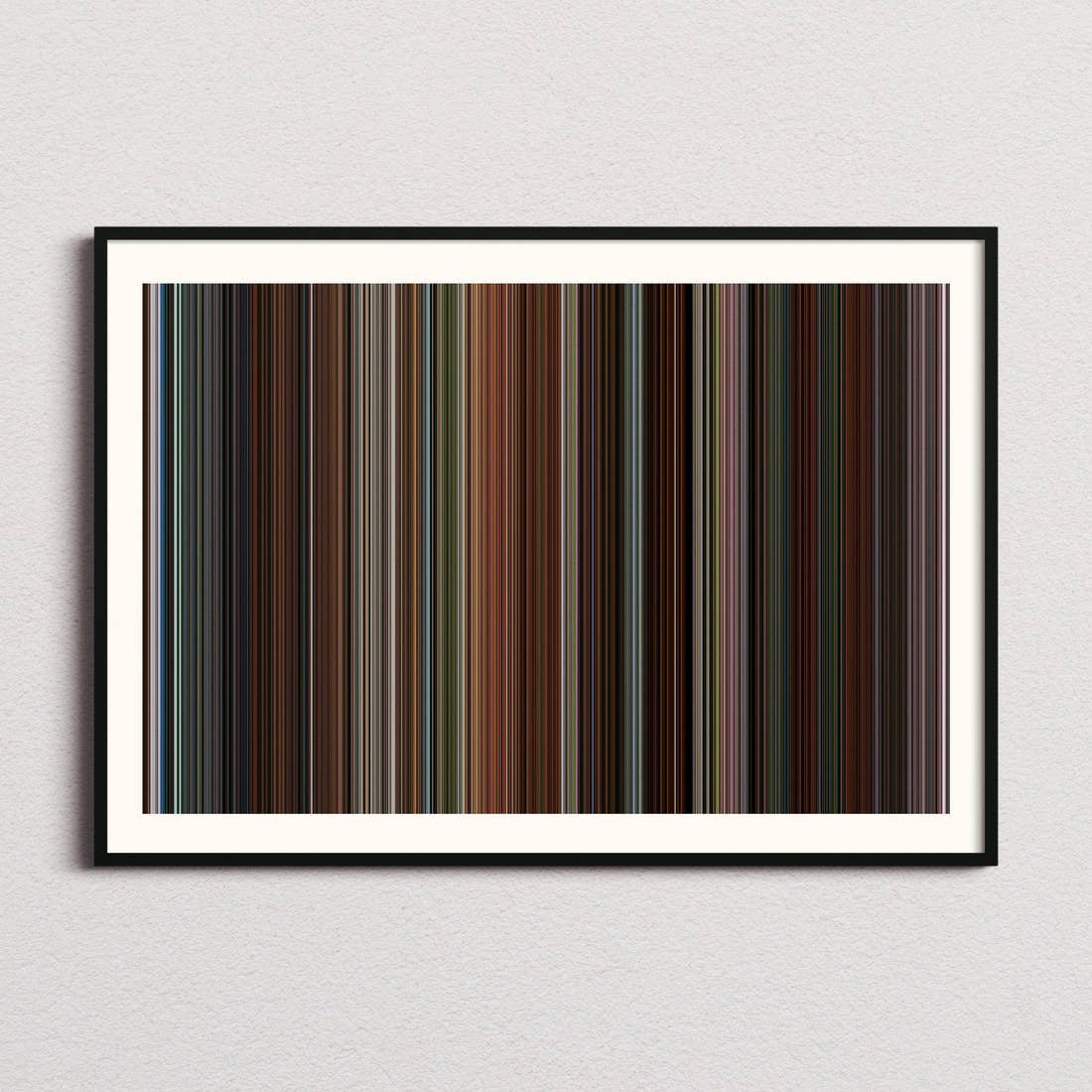 Garden State Movie Barcode Poster - Barcode Only