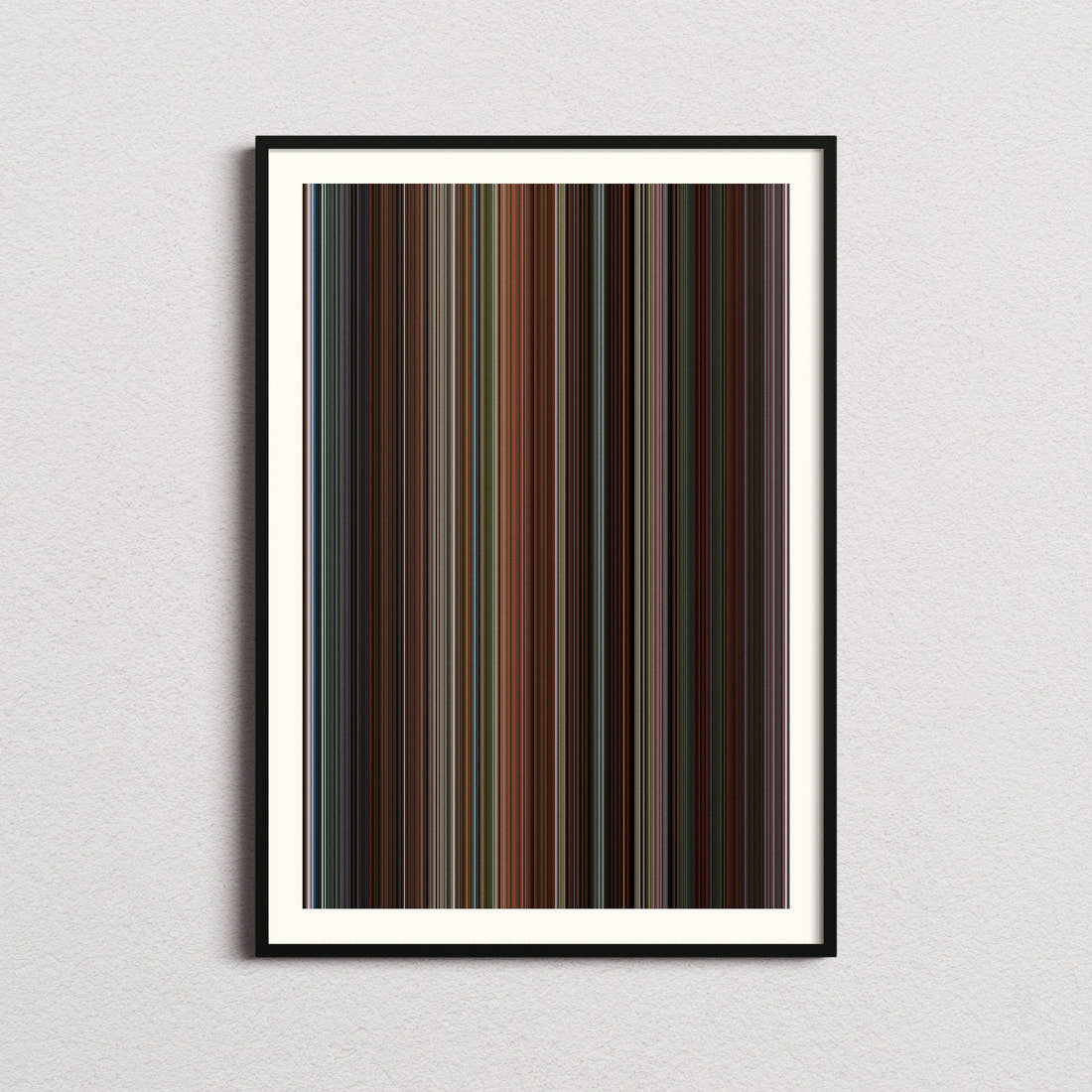Garden State Movie Barcode Poster - Barcode Only