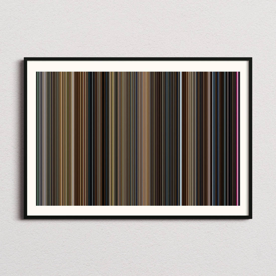 Get Out Movie Barcode Poster - Barcode Only