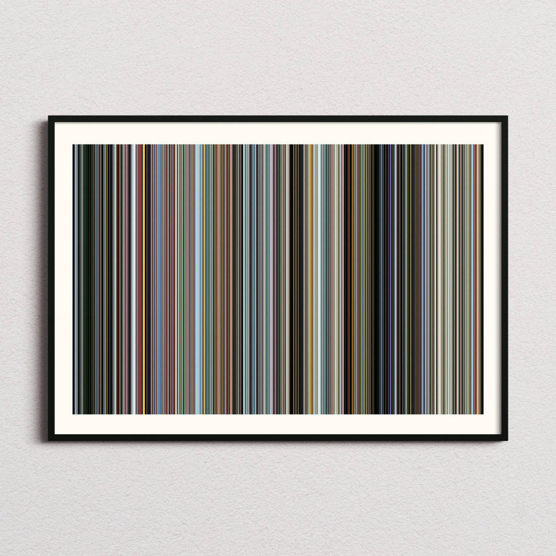 Ghajini Movie Barcode Poster - Barcode Only
