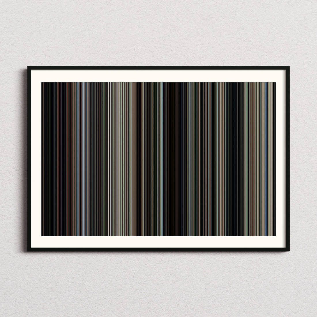 Ghost Dog: The Way of the Samurai Movie Barcode Poster - Barcode Only