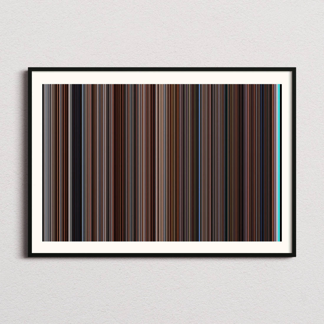 Ghost Movie Barcode Poster - Barcode Only
