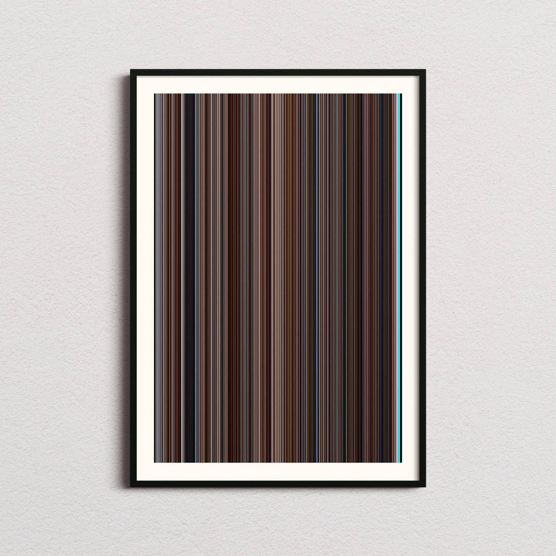 Ghost Movie Barcode Poster - Barcode Only