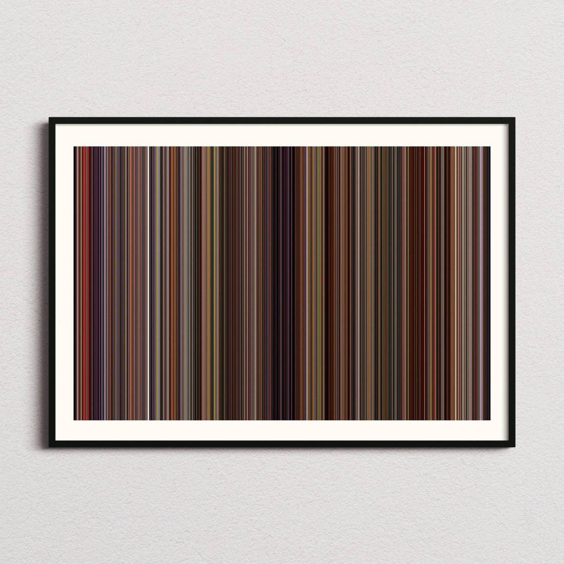 Ghost World Movie Barcode Poster - Barcode Only