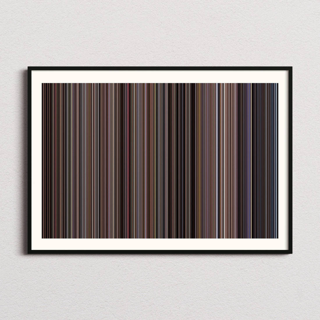 Ghostbusters Movie Barcode Poster - Barcode Only
