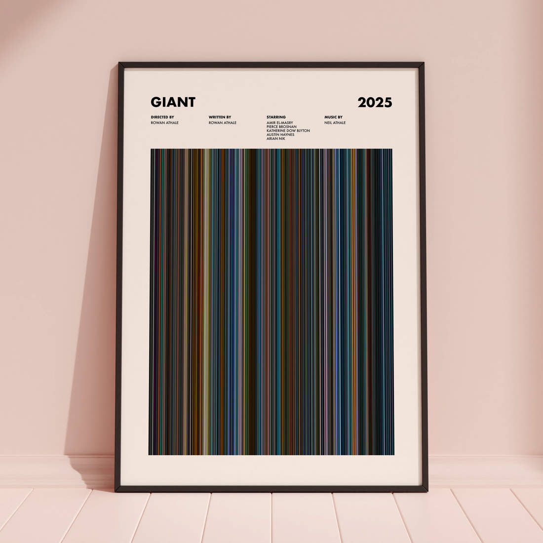 Giant Movie Barcode Poster