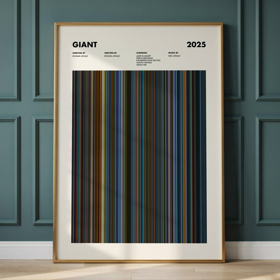 Giant Movie Barcode Poster