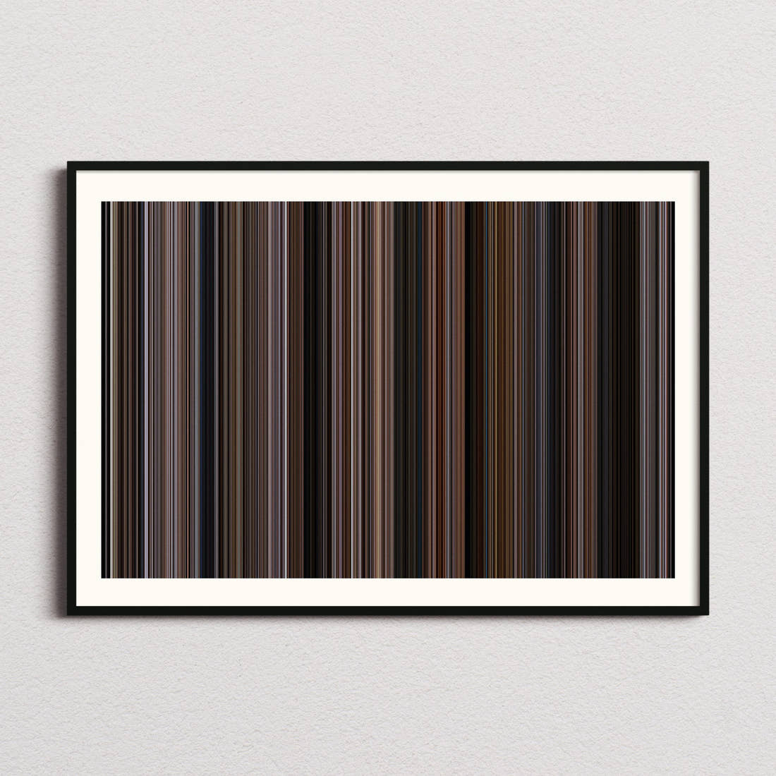 Girl, Interrupted Movie Barcode Poster - Barcode Only
