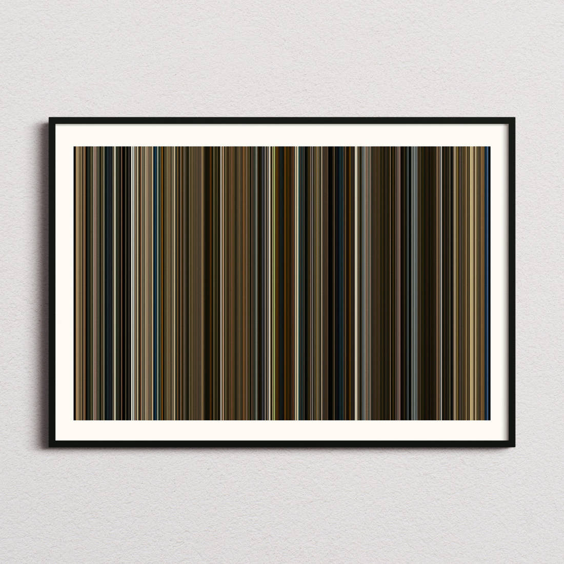 Gladiator 2 Movie Barcode Poster - Barcode Only