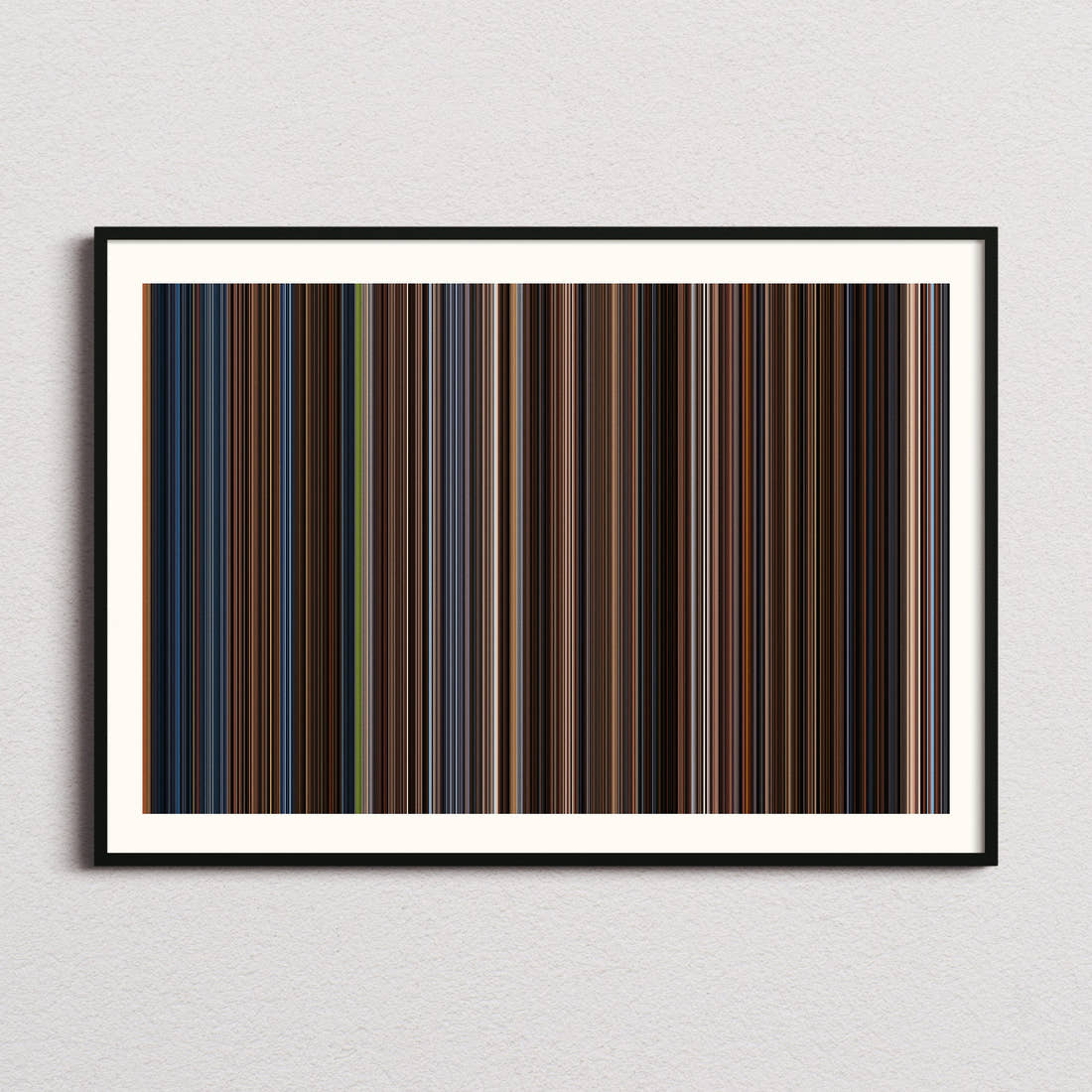 Gladiator Movie Barcode Poster - Barcode Only