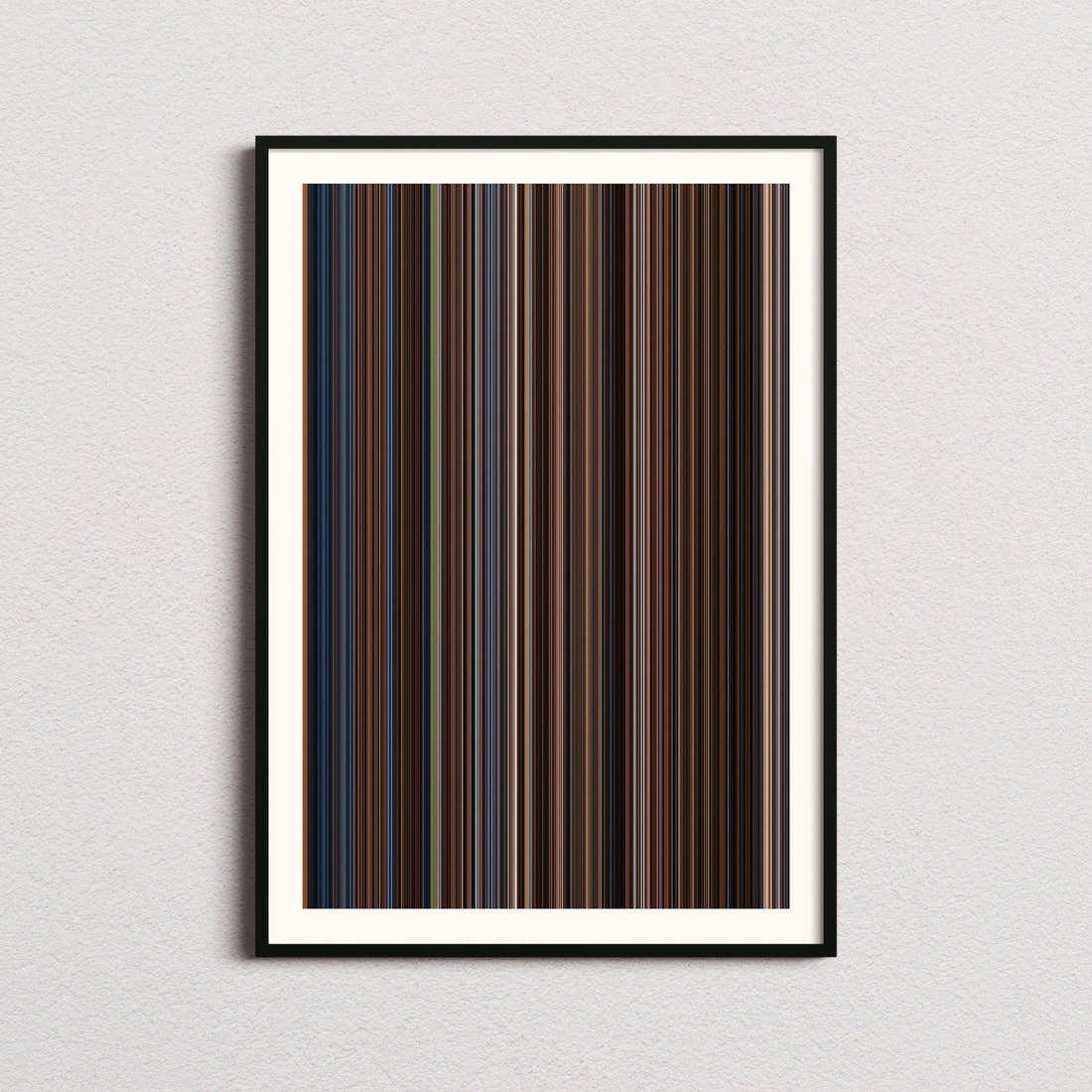 Gladiator Movie Barcode Poster - Barcode Only