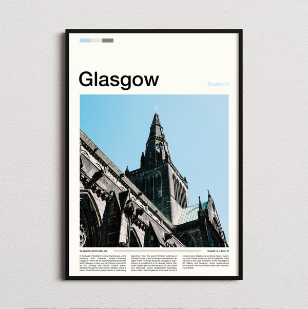 Glasgow - Gothic Cathedral - Travel Print