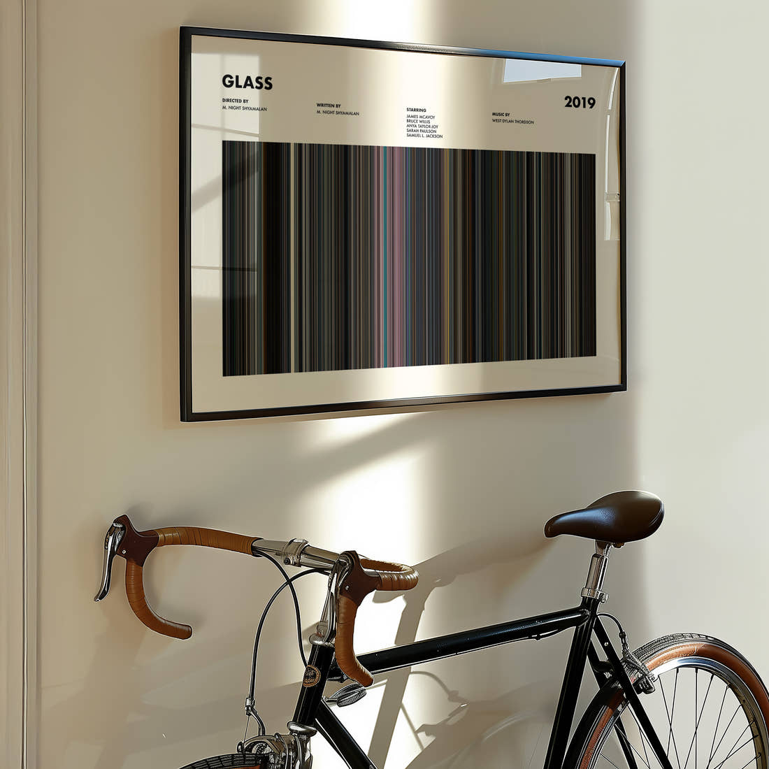 Glass Movie Barcode Poster