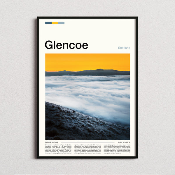 Glencoe - Above The Clouds - Travel Print