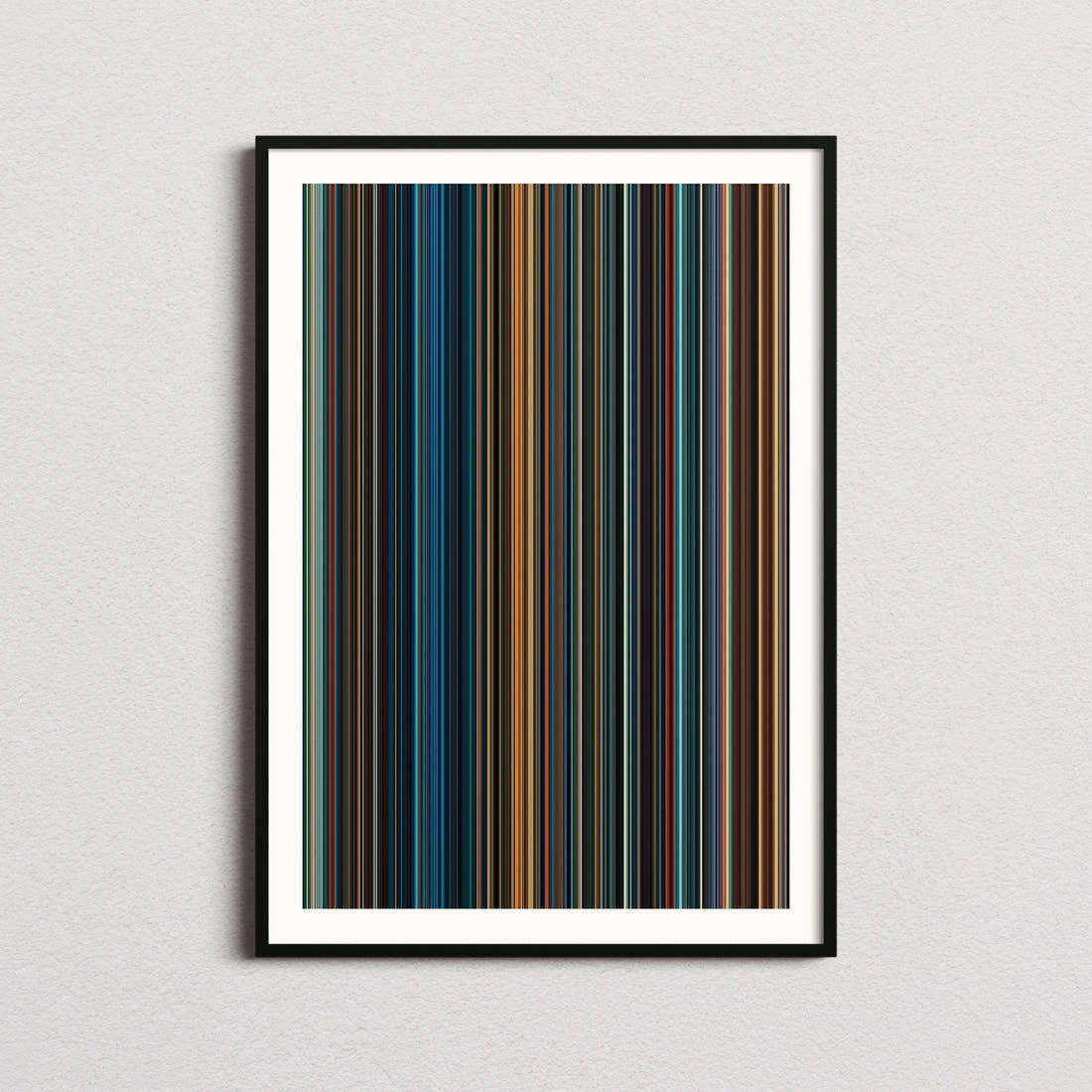 Godzilla: King of the Monsters Movie Barcode Poster - Barcode Only