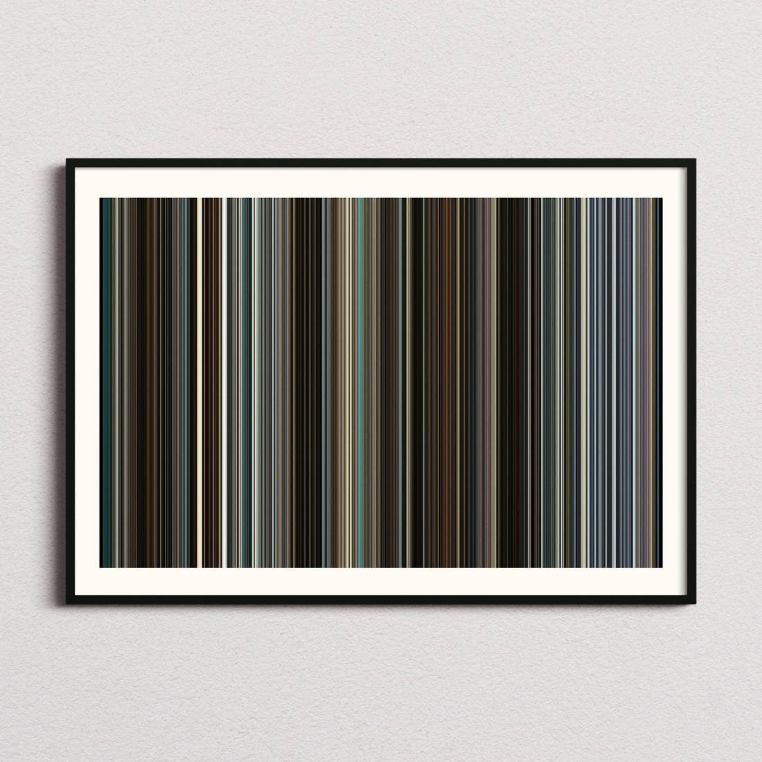 Godzilla Minus One Movie Barcode Poster - Barcode Only