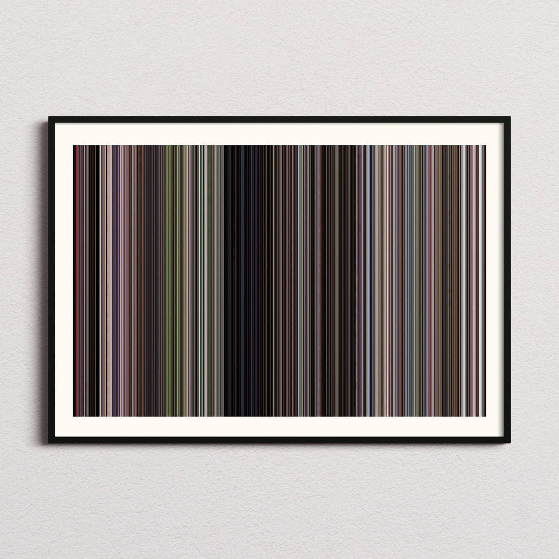 Goldfinger Movie Barcode Poster - Barcode Only