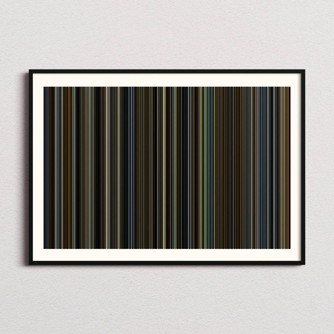 Gone Girl Movie Barcode Poster - Barcode Only