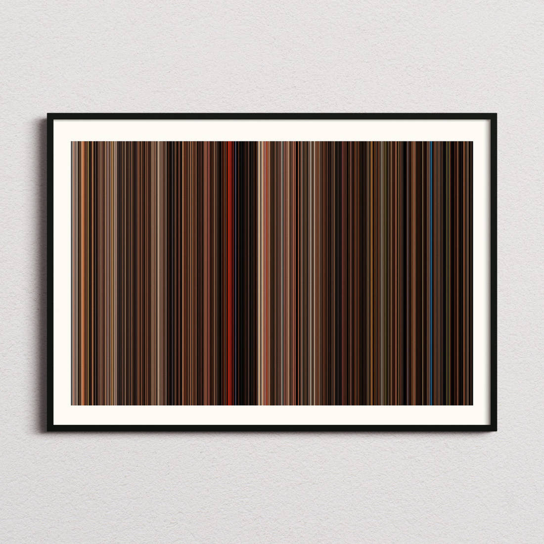 Gone With the Wind Movie Barcode Poster - Barcode Only