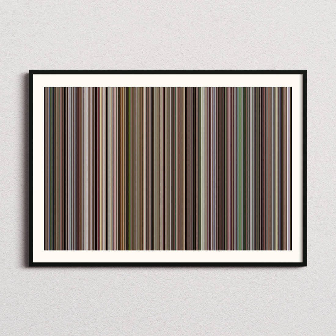 Good Morning, Vietnam Movie Barcode Poster - Barcode Only