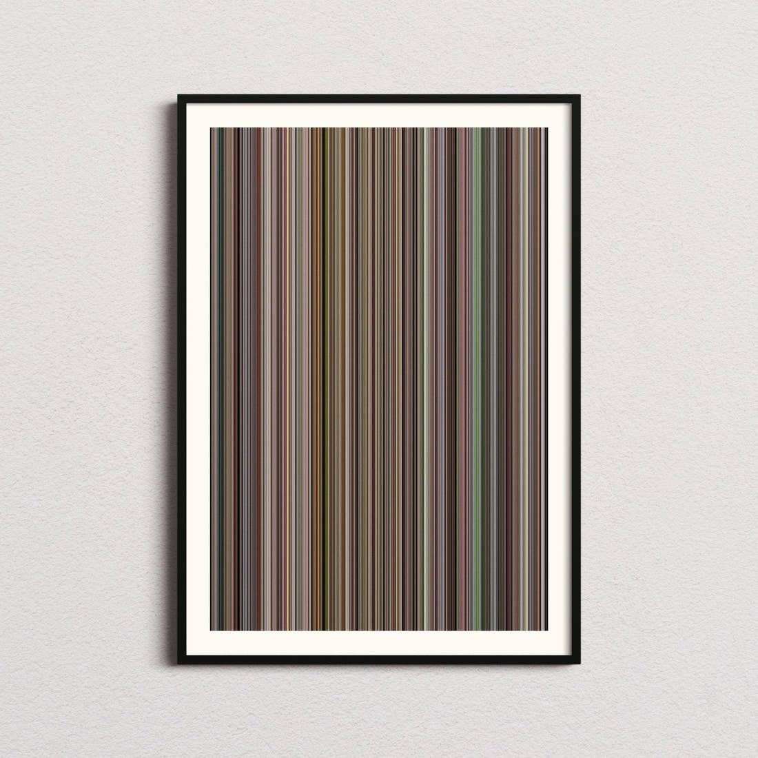 Good Morning, Vietnam Movie Barcode Poster - Barcode Only