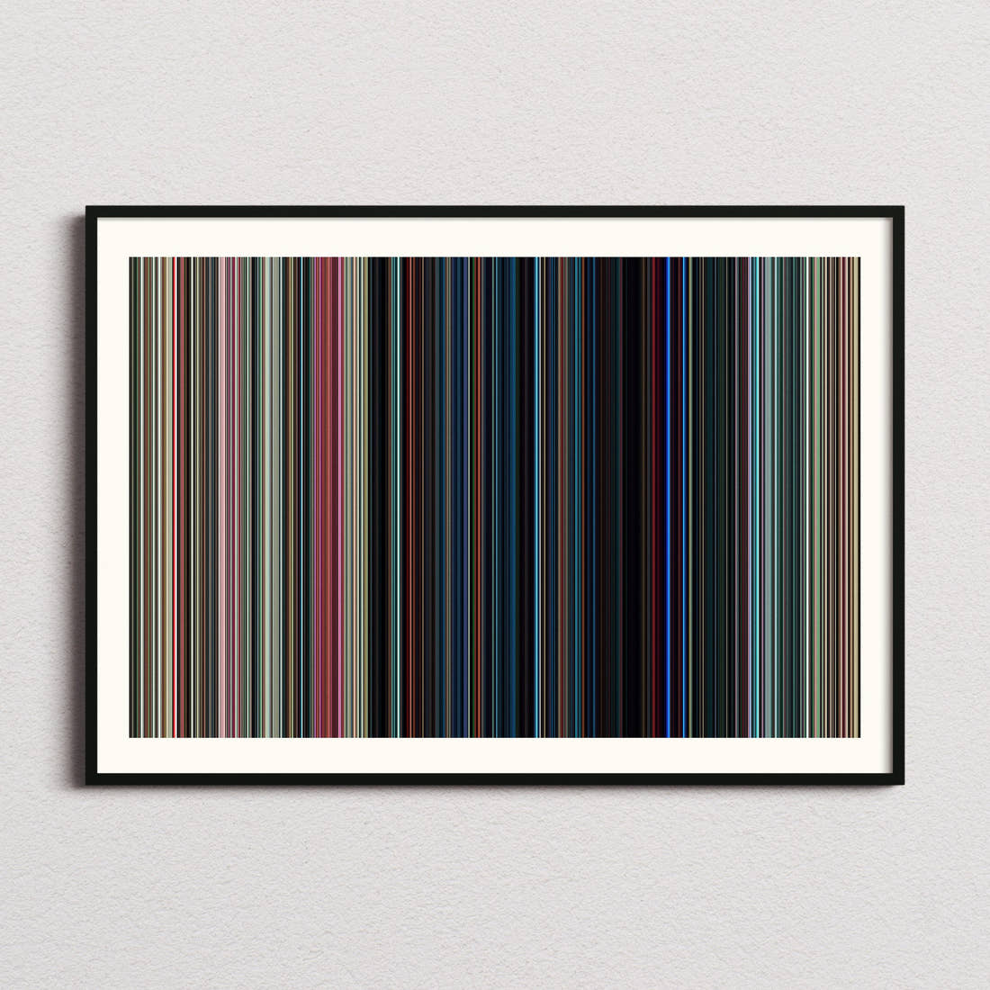 Good Time Movie Barcode Poster - Barcode Only