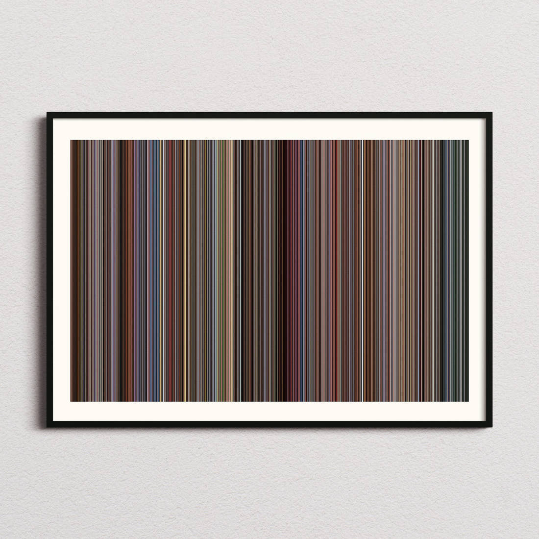 Good Will Hunting Movie Barcode Poster - Barcode Only