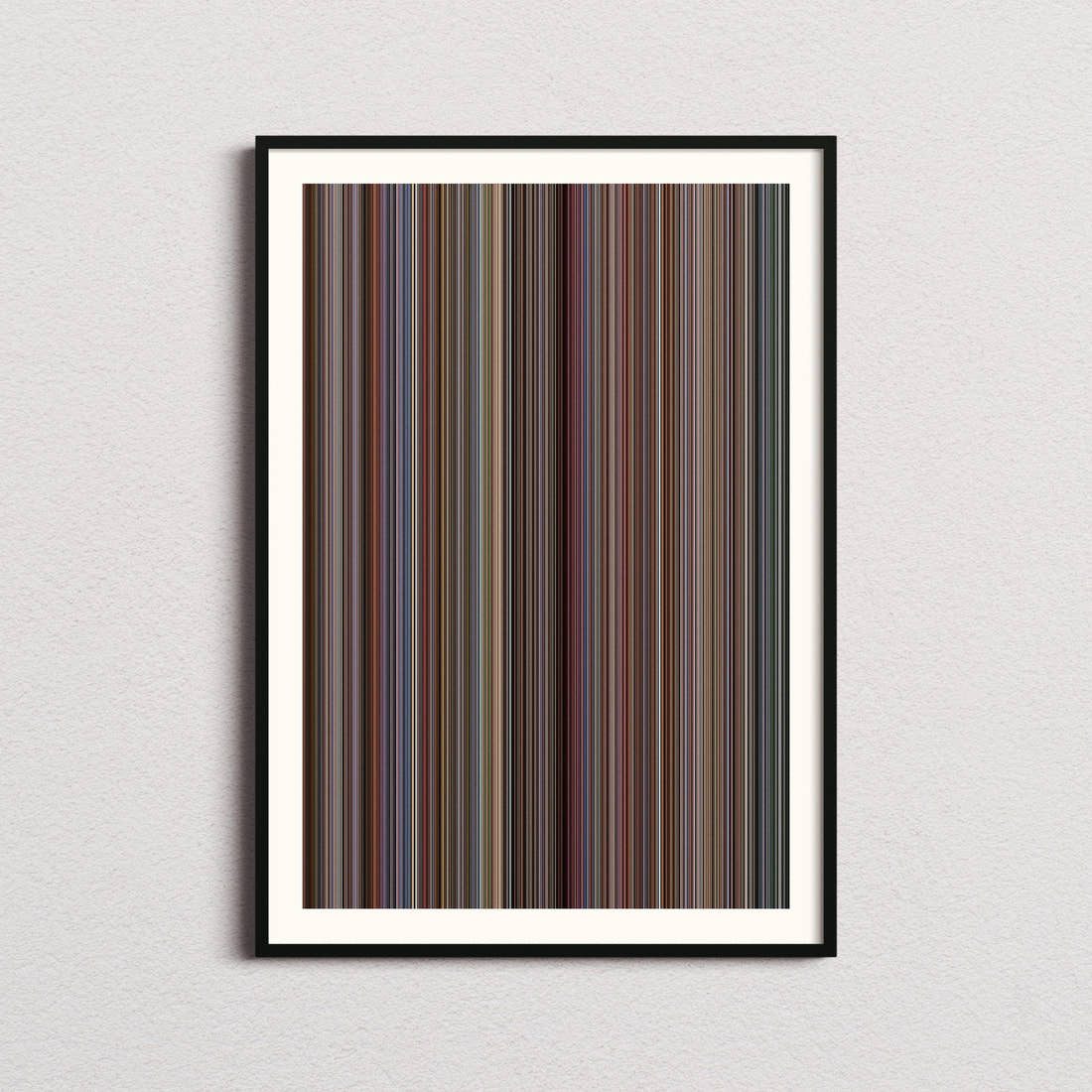 Good Will Hunting Movie Barcode Poster - Barcode Only