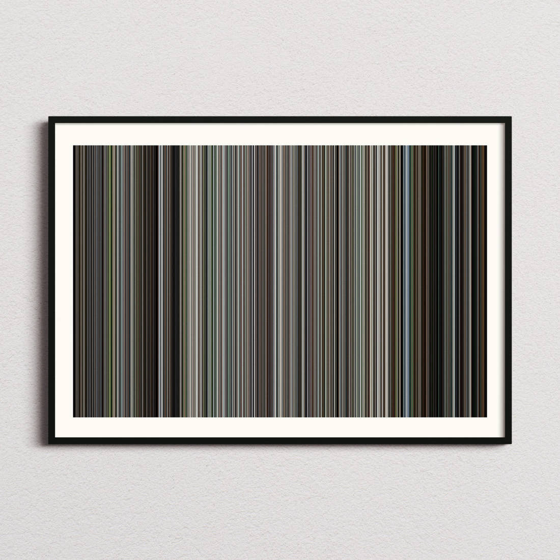 Gran Torino Movie Barcode Poster - Barcode Only