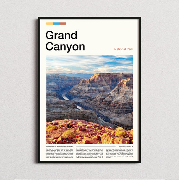 Grand Canyon - Canyon And River - Travel Print