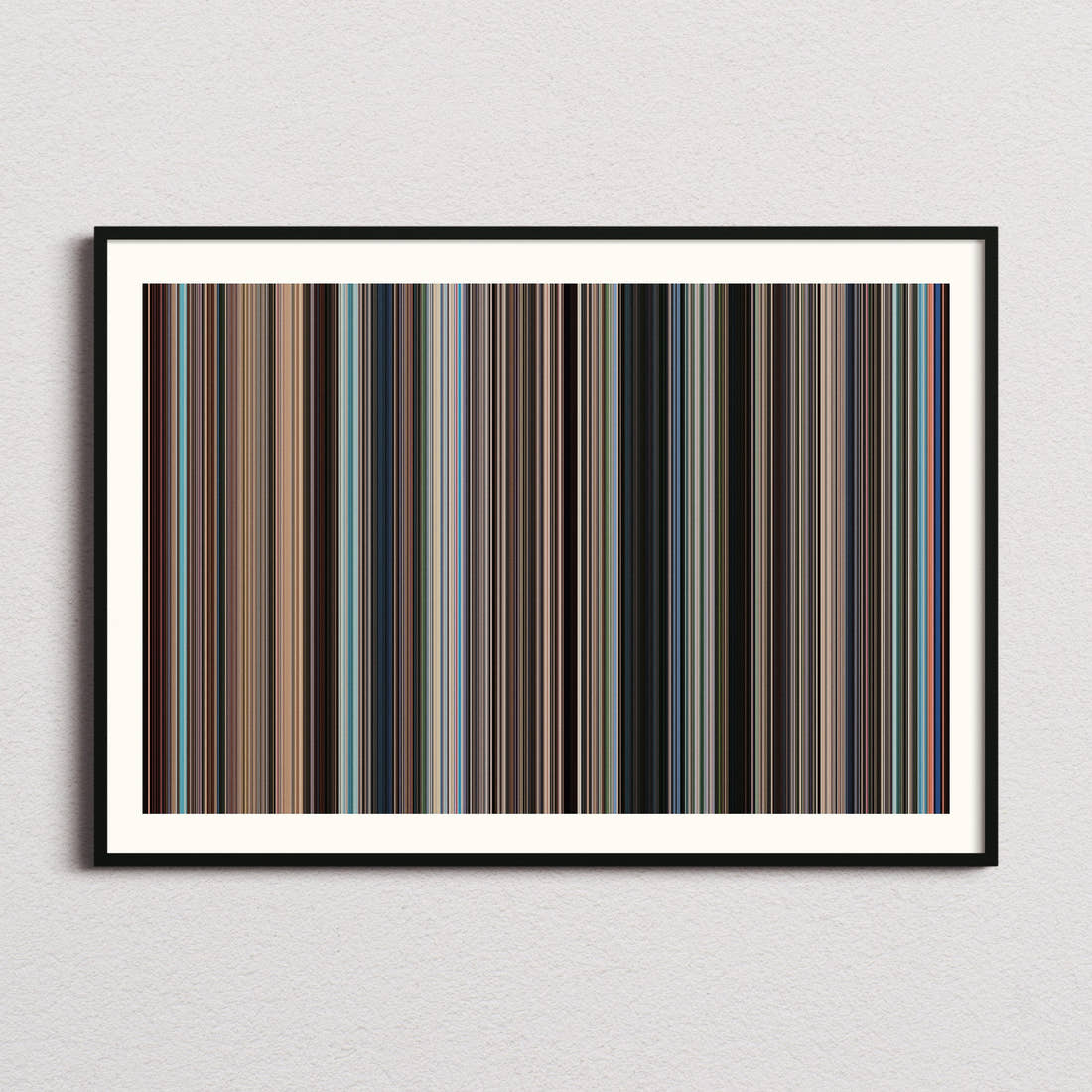Grave Of The Fireflies Movie Barcode Poster - Barcode Only