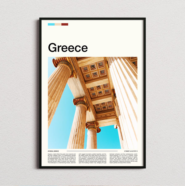 Greece - Marble Columns - Travel Print