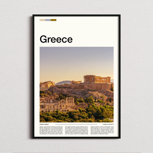 Greece - Acropolis Hill - Travel Print