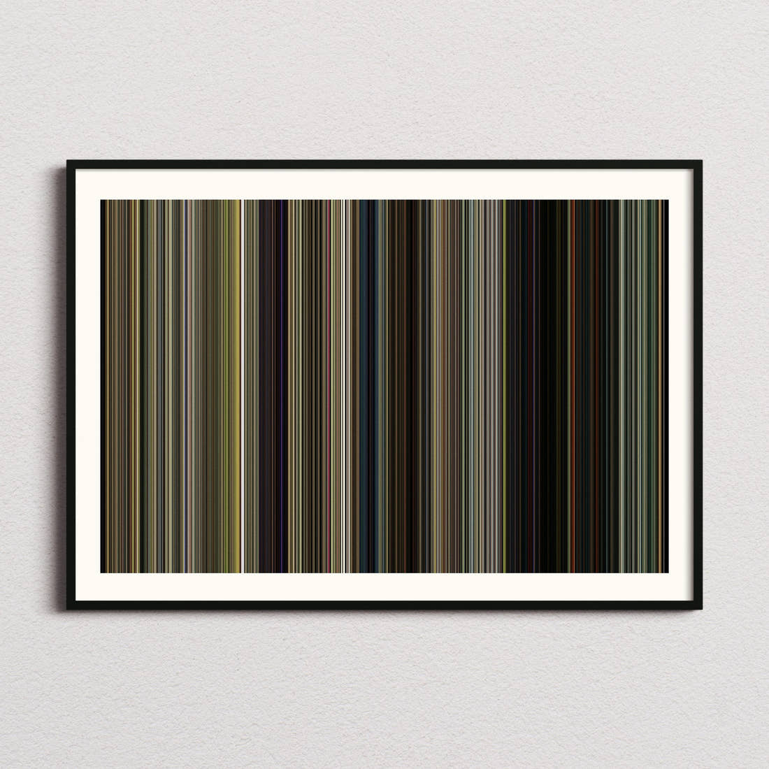 Greedy People Movie Barcode Poster - Barcode Only