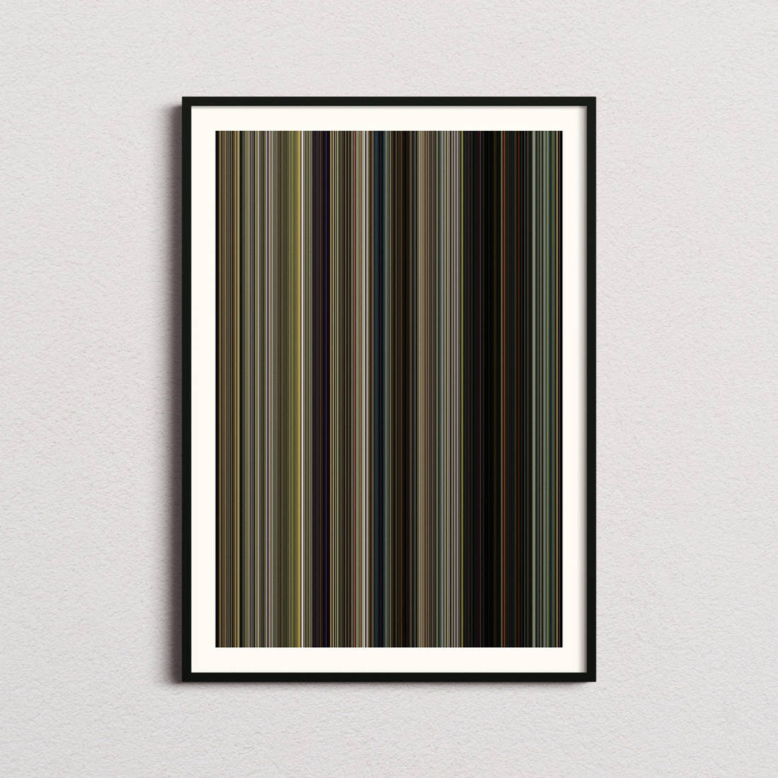 Greedy People Movie Barcode Poster - Barcode Only