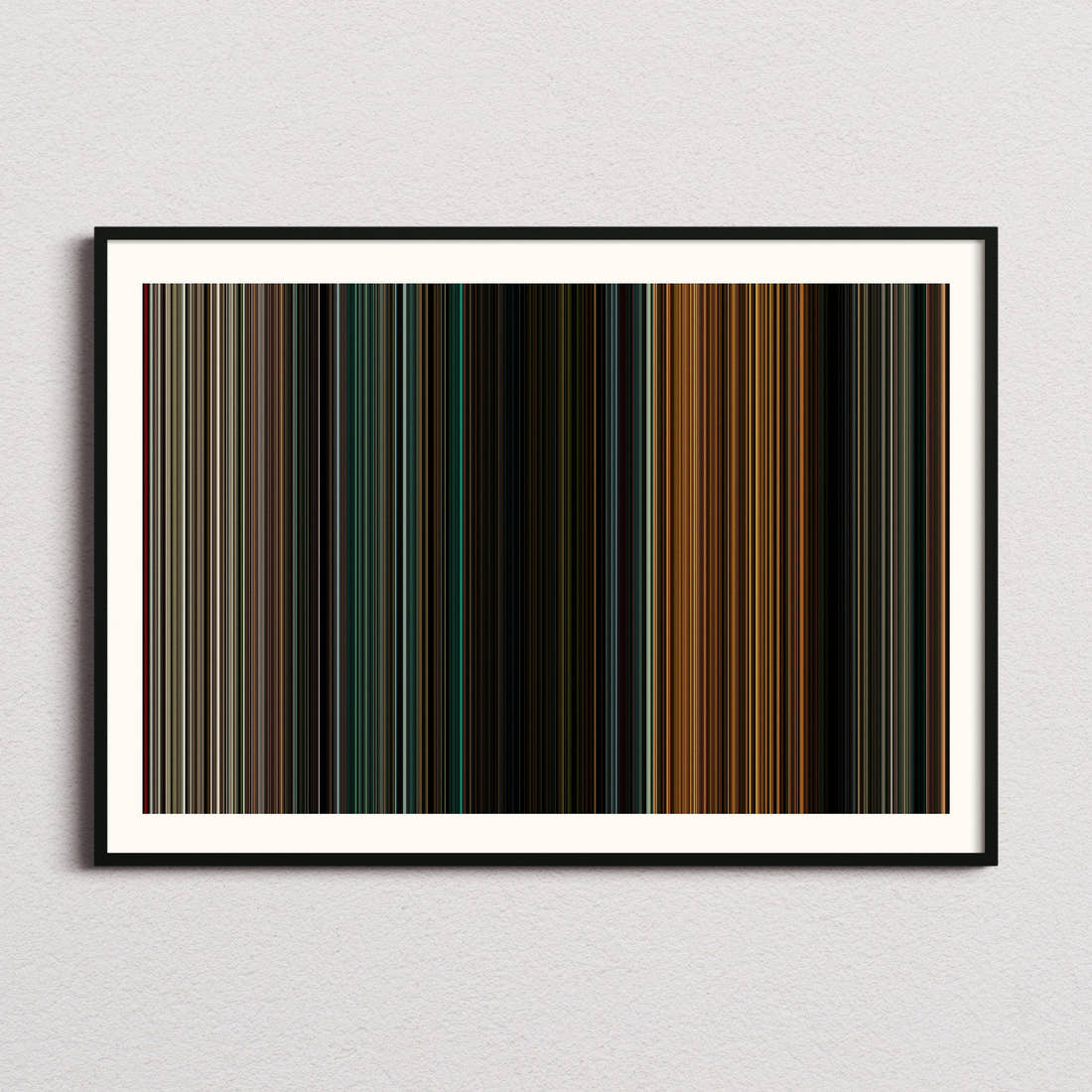 Greenland Movie Barcode Poster - Barcode Only