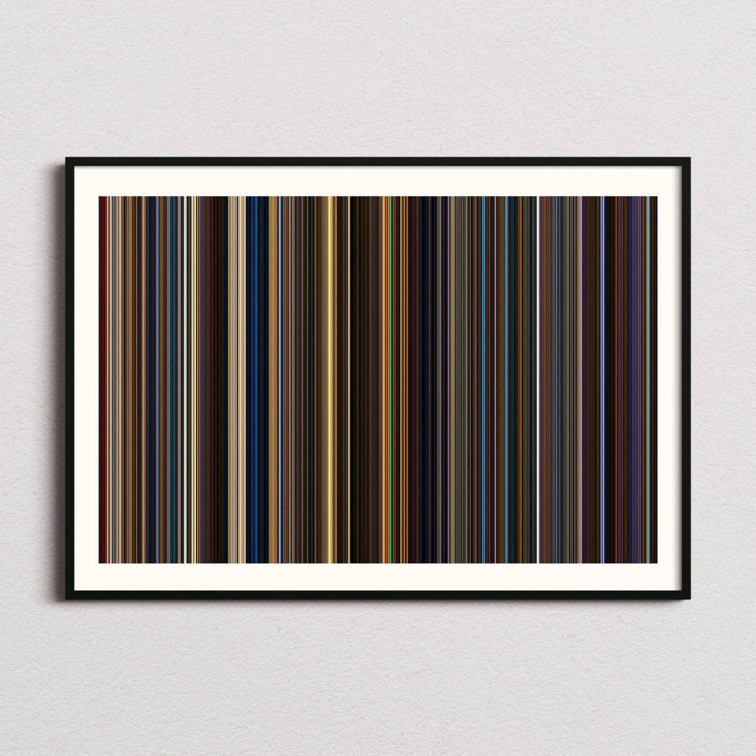 Guardians of the Galaxy Vol. 2 Movie Barcode Poster - Barcode Only