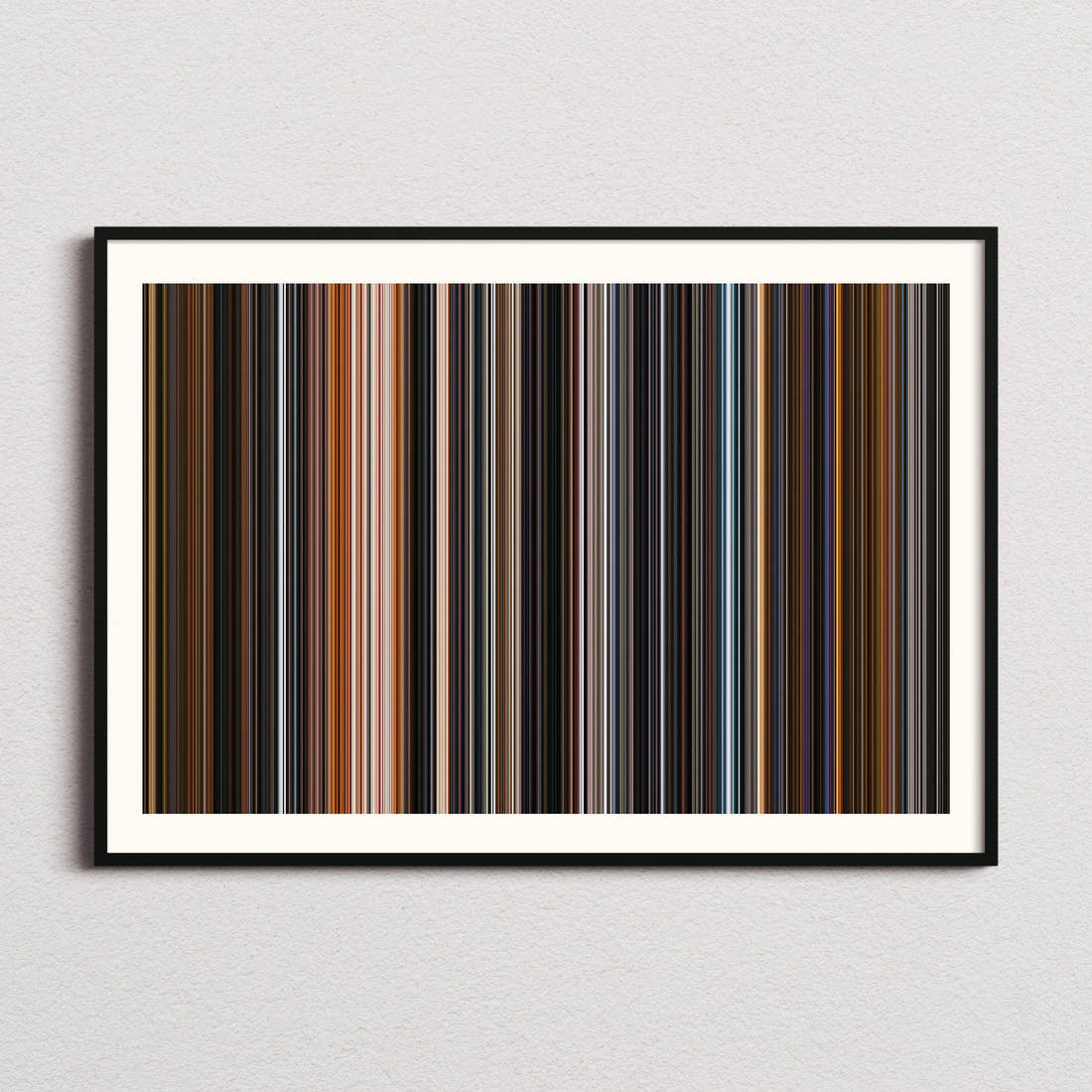 Guardians of the Galaxy Vol. 3 Movie Barcode Poster - Barcode Only
